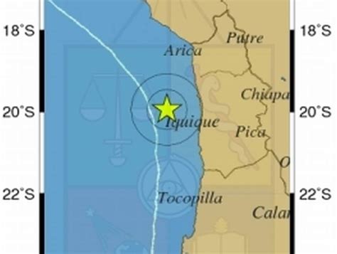 Un Sismo De 4 4° Richter Se Sintió Esta Noche En La Región De Tarapacá