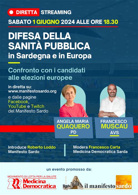 Difesa Della Sanit Pubblica In Sardegna E In Europa Il Manifesto