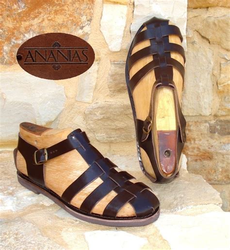 Greek Sandals Roman Grecian Leather Sandals For Men Handmade