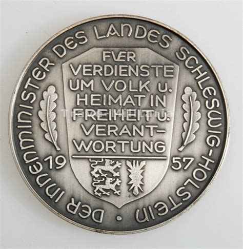 Schleswig Holstein Freiherr Vom Stein Medaille Im Etui Archiv Trave