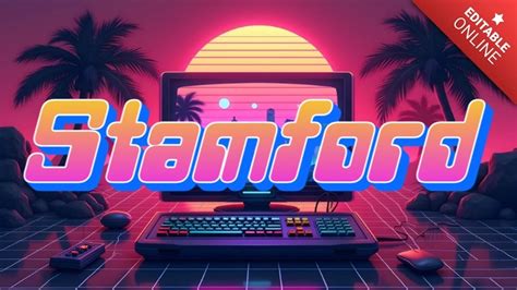 Stamford Fonte Dos Anos 80 Gerador De Efeitos De Texto