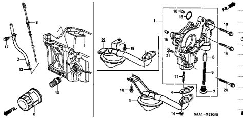 Oil Pump Oil Strainer Honda Part Listjp Carparts