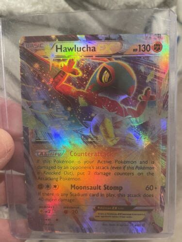 Hawlucha Ex Pok Mon Tcg Xy Furious Fists Ultra Rare