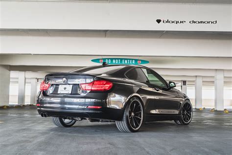 Vip Appearance Of Bmw Series On Gloss Black Blaque Diamond Wheels