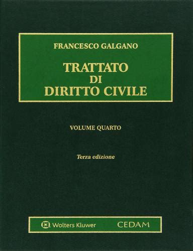 Trattato Di Diritto Civile Vol 4 Di Francesco Galgano EAN