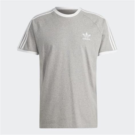 Adidas Adicolor Classics 3 Stripes Tee Grey Free Shipping With