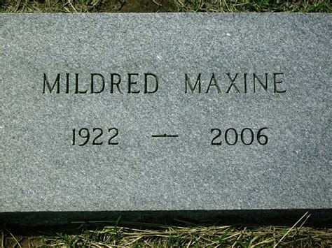 Mildred Maxine Blackwelder 1922 2006 Mémorial Find a Grave