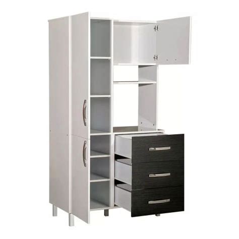 Mueble De Cocina 3 Puertas 3 Cajones Máximo Acapulco Melamina Negro