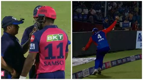 Ipl 2024 Dc Vs Rr Controversy Over Sanju Samson Wicket Out Or Not Out