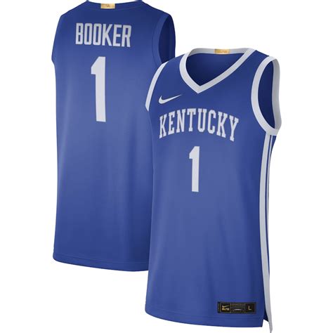 Men's Nike Devin Booker Royal Kentucky Wildcats Limited Basketball Jersey