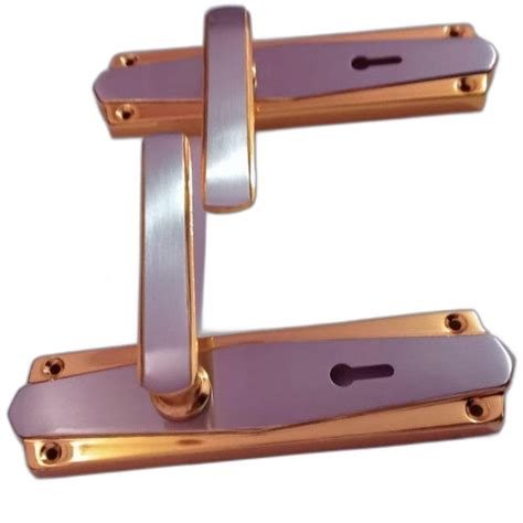 Silver And Golden Brass Mortise Handle Set Exterior Door Size 7 Inch At Rs 400set In Aligarh