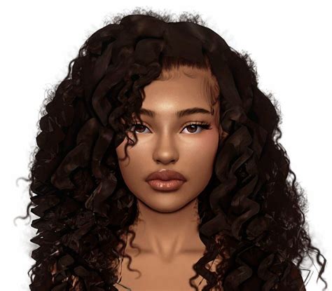 Sim Dump I Cocoabee In Sims Hair Sims Afro Hair Sims