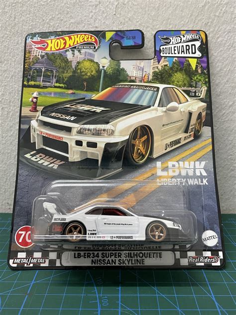 Hot Wheels Premium TT LBWK R34 Skyline BMW E46 Benz Jdm Race Day Mitsubishi Evo AE86 Supra