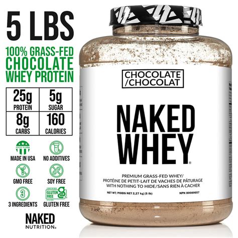 Chocolate Whey Protein Powder Naked Nutrition Canada