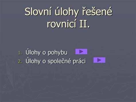 Ppt Slovn Lohy E En Rovnic Ii Powerpoint Presentation Free