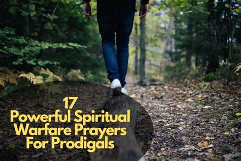 Powerful Spiritual Warfare Prayers For Prodigals Bible Verses Of