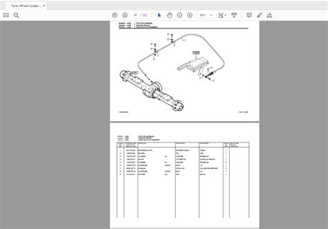 Terex Wheel Loader TL60 0101 Radlader Parts Catalog