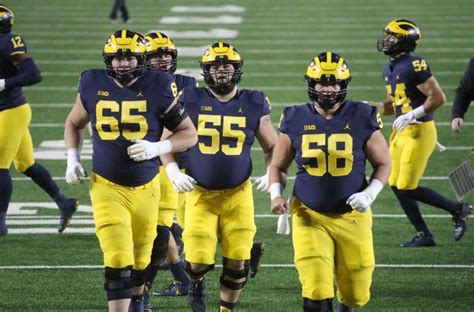 Michigan Football Wolverines Ideal Starting Offensive Line In 2021