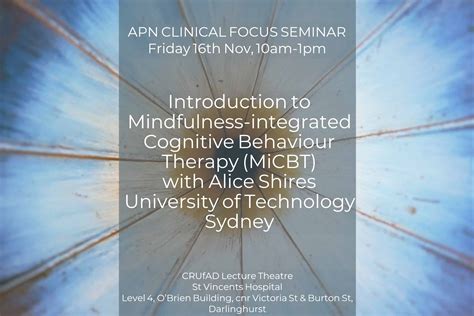 Introduction To Mindfulness Integrated Cognitive Behaviour Therapy