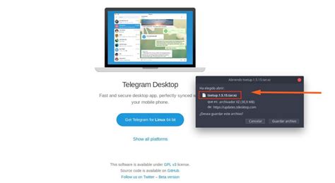 Instalando O Actualizando A La Ltima Versi N De Telegram En L Nux