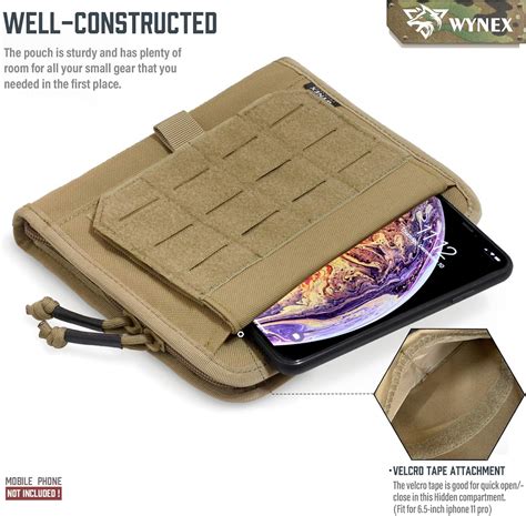 Wynex Tactical Folding Admin Pouch With Molle Tool Bag Laser Cut