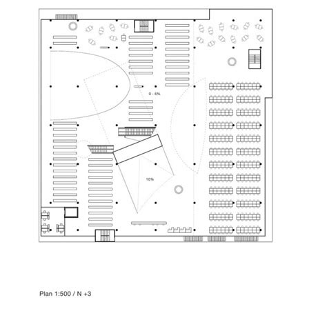 Plans Of Architecture Oma Jussieu Campus Two Libraries 1992 Paris