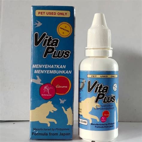 Jual Vita Plus 30 Ml Vitamin Kucing Shopee Indonesia