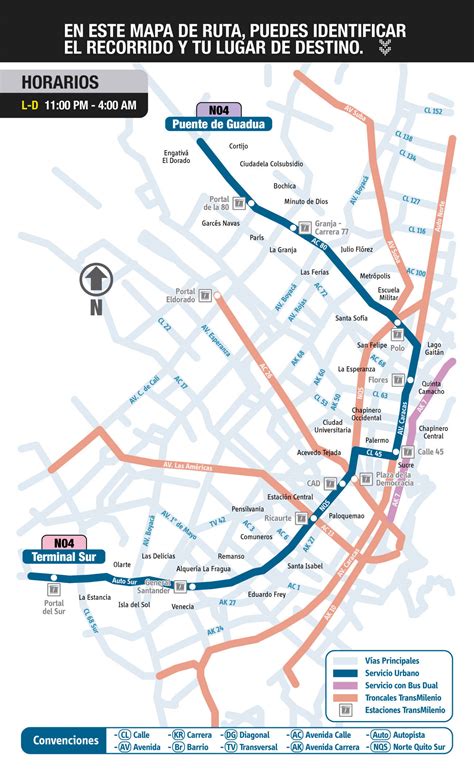 Mapa Urbana SITP C53 Unicentro Acacias Sur 2 Mirutafacil