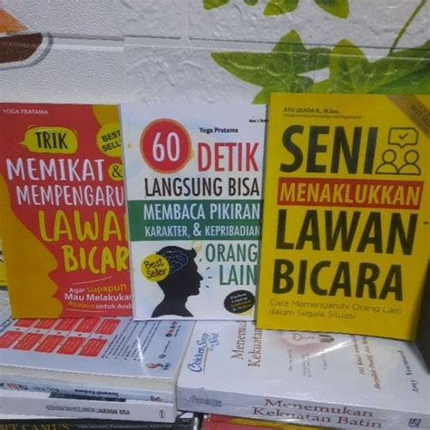 Jual Paket 3 Buku Seni Menaklukkan Lawan Bicara Trik Memikat Dan