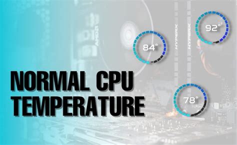 Normal CPU Temperature While Gaming And Idle Measured And Reviewed