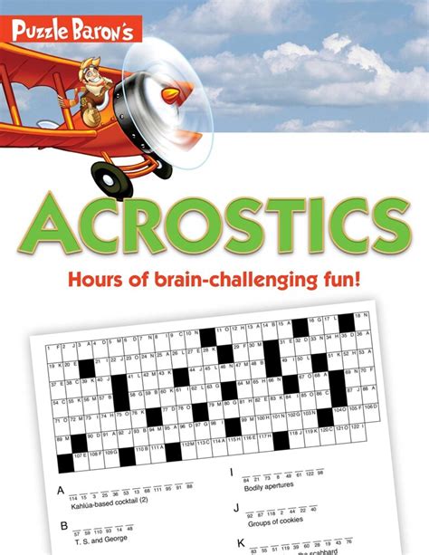 Printable Acrostic Puzzle - Free Crossword Puzzles Printable