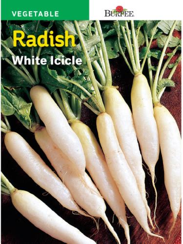 Burpee White Icicle Radish Seeds 1 Count Kroger