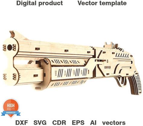 Escopeta Archivos Cortados Por L Ser Svg Planes Vectoriales Dxf