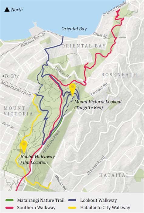 Mount Victoria Lookout Walkway Outdoors Wellington City Council