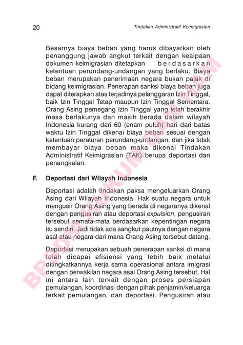 Modul 7 Tindakan Administrasi Imigrasi Humas Bpsdmkumham Halaman 26