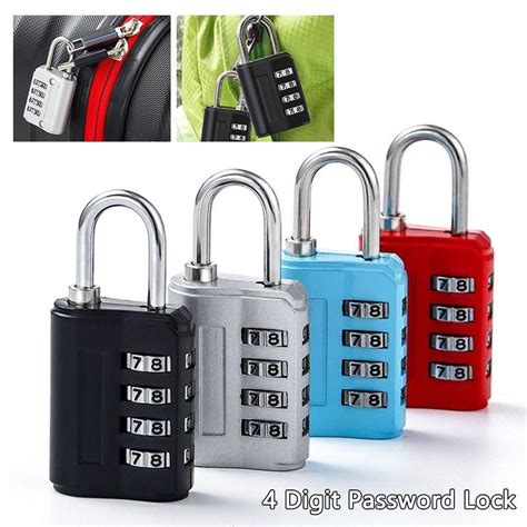 Anti Theft Dormitory Cabinet Lock Zinc Alloy Backpack Zipper Lock