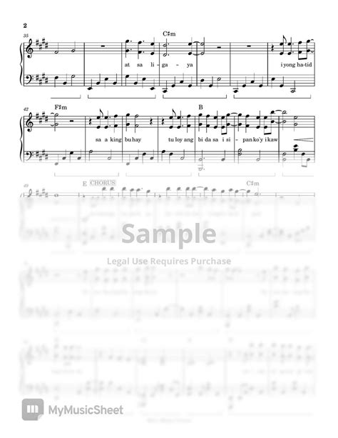 Regine Velasquez Hinahanap Hanap Kita Piano Sheet Music Sheets By