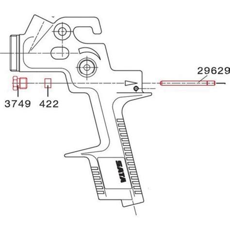 Sata Air Piston Packing Use With Satajet B Klc Rp Hvlp P