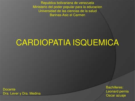 Cardiopat A Isqu Mica Leonard Pernia Udocz