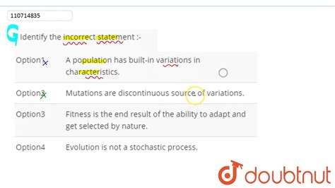 Identify The Incorrect Statement Youtube