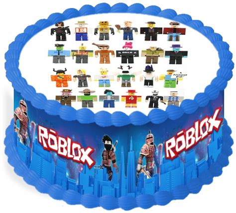 Opłatek na Tort 20 cm Roblox Urodziny Party Gra 13111386830 Allegro pl