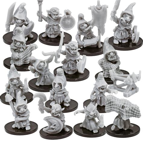 Dnd Miniatures Set of Goblins Are Unpainted Miniatures for Tabletop ...