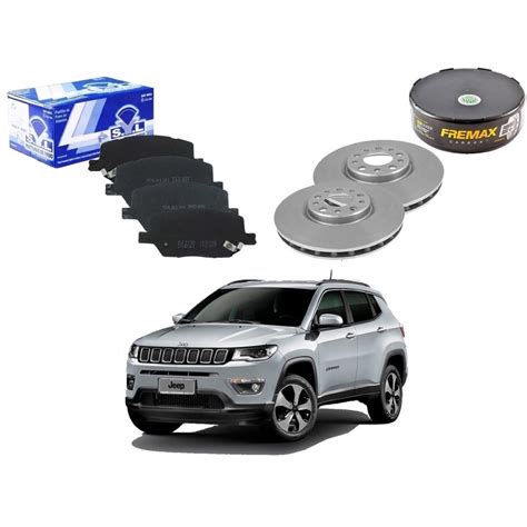 Kit Disco Pastilha Freio Dianteiro Syl Fremax Original Jeep Compass 2 0