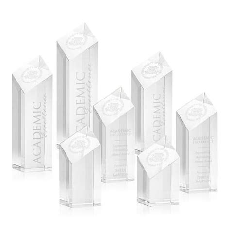 Barone Clear Towers Crystal Award Opt Awards And Trophies