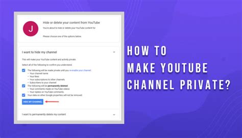 How To Make Youtube Channel Private Veefly Blog