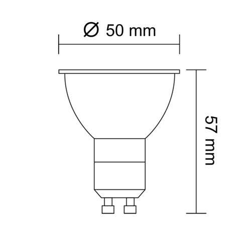 Żarówka Gu10 Led 2 0w 230v 120° 180lm Neutralna 4000k Ecolight