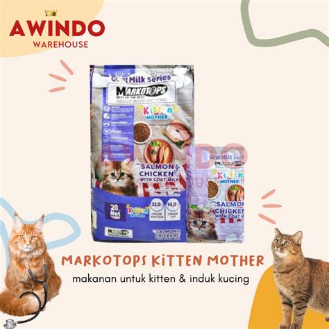 Jual MARKOTOPS KITTEN MOTHER Makanan Pakan Markotop Kucing Anak Induk