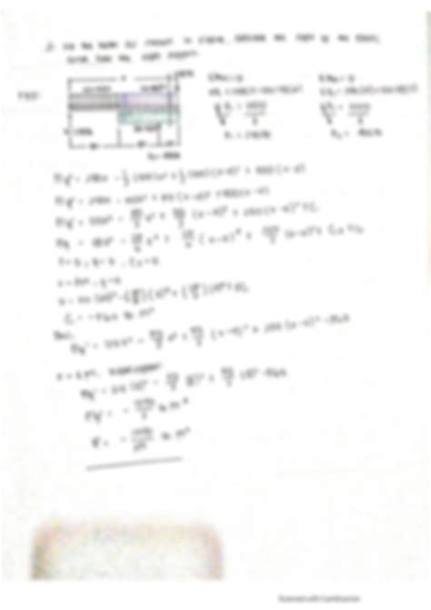 Solution Solution Beam Deflection By Double Integration Method