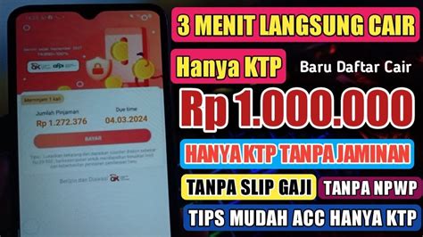 Pinjol Resmi Ojk Mudah Cair Limit Besar Tenor Panjang 2024 Pinjol Hanya Ktp 3 Detik Langsung