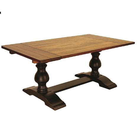 Solid Wood Pedestal Rectangular Dining Tables From Dutchcrafters